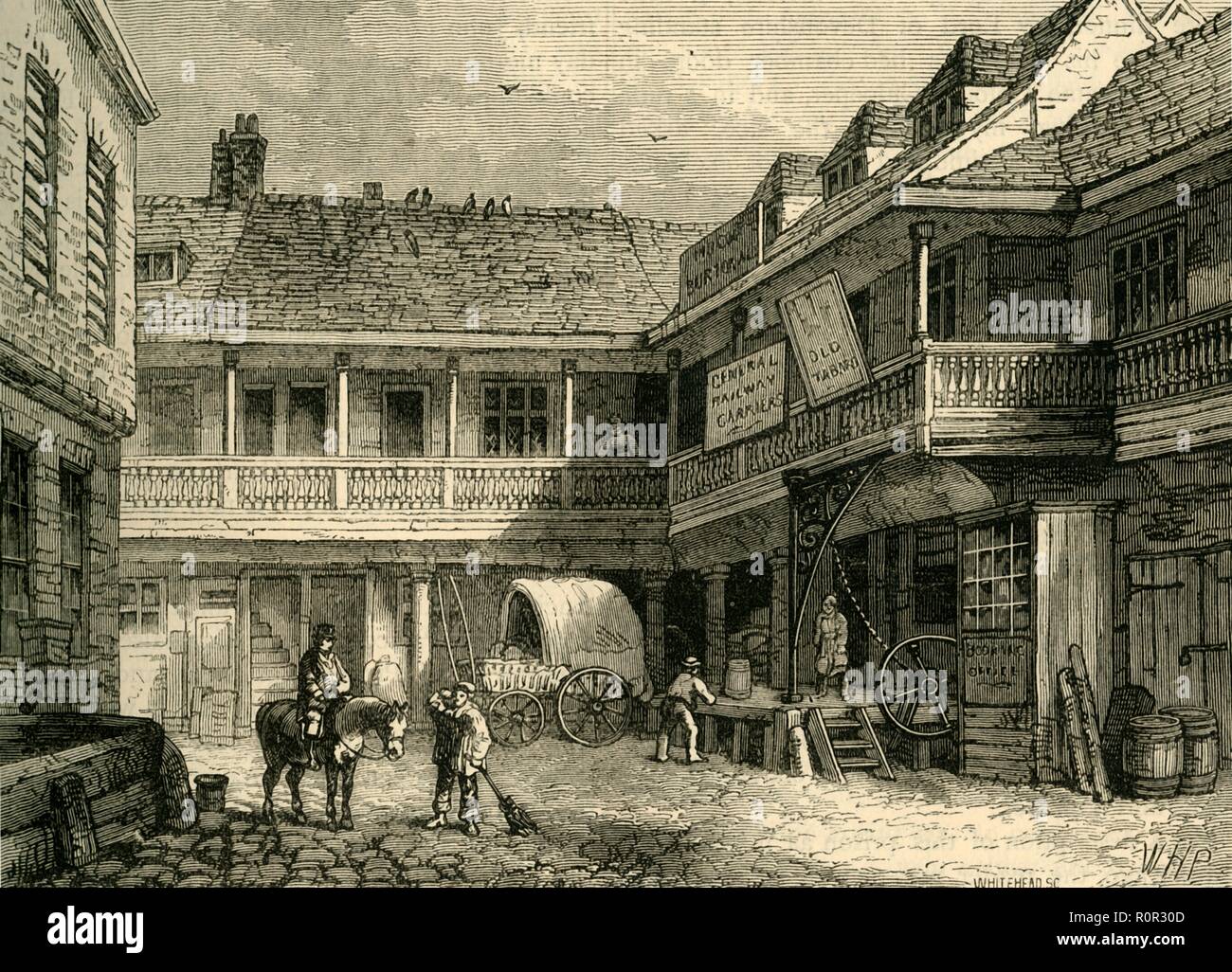 "Die Alten Tabard Inn', (c 1878). Schöpfer: Unbekannt. Stockfoto