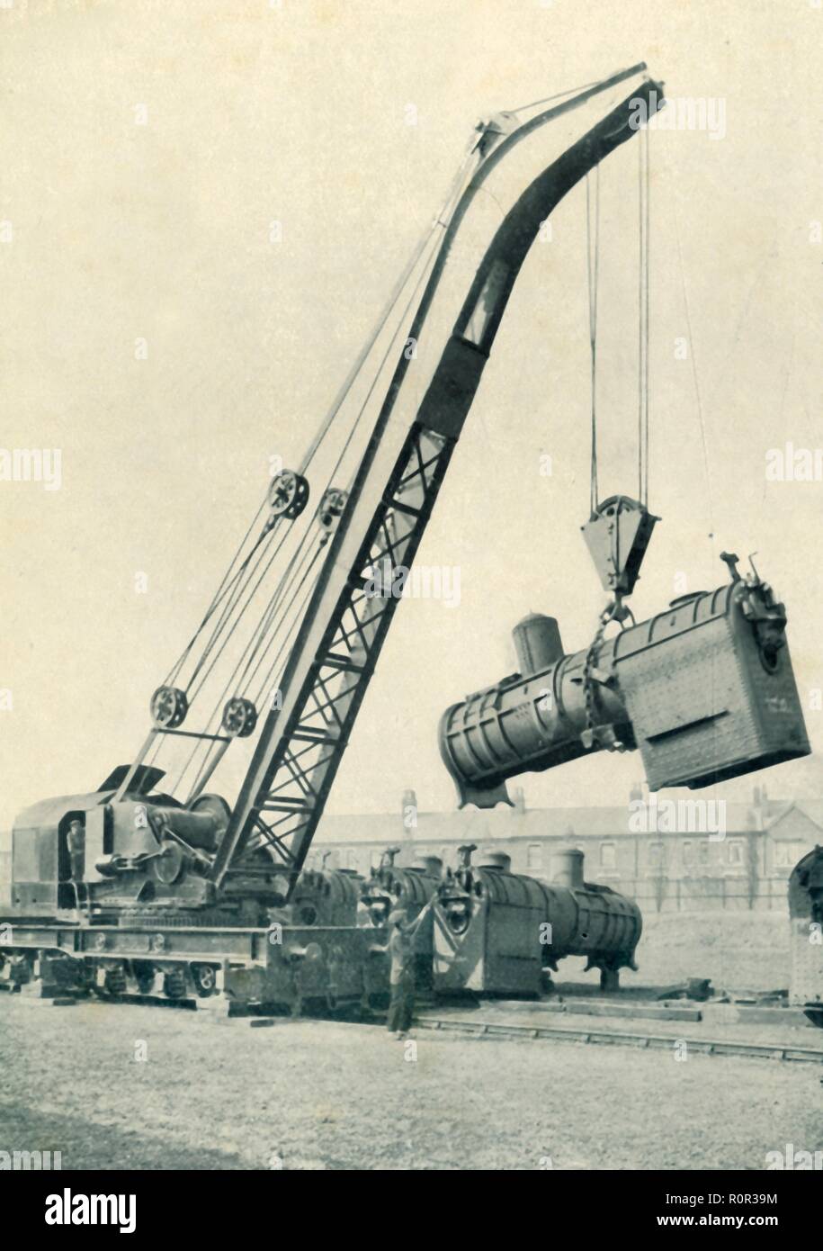 "Eine Eisenbahn Laufkran', 1922. Schöpfer: Unbekannt. Stockfoto