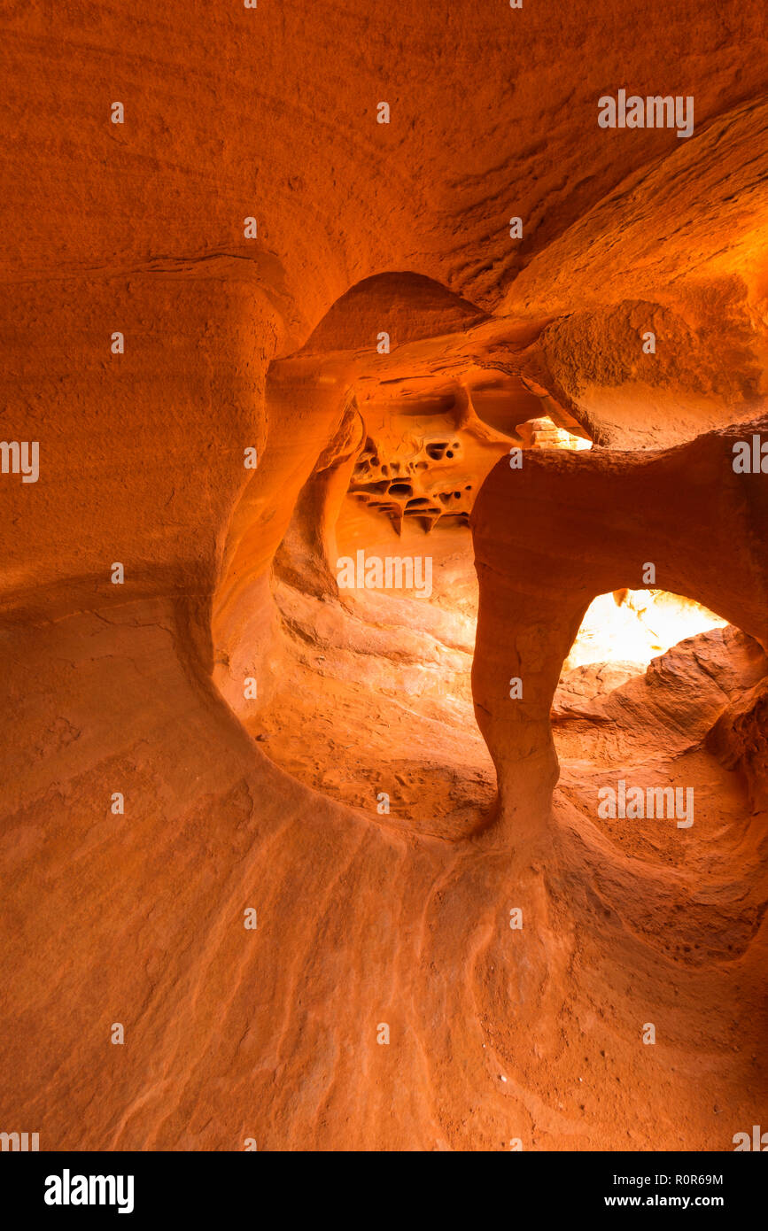 Windstone Arch (Arch), Valley of Fire State Park, Nevada, USA Stockfoto
