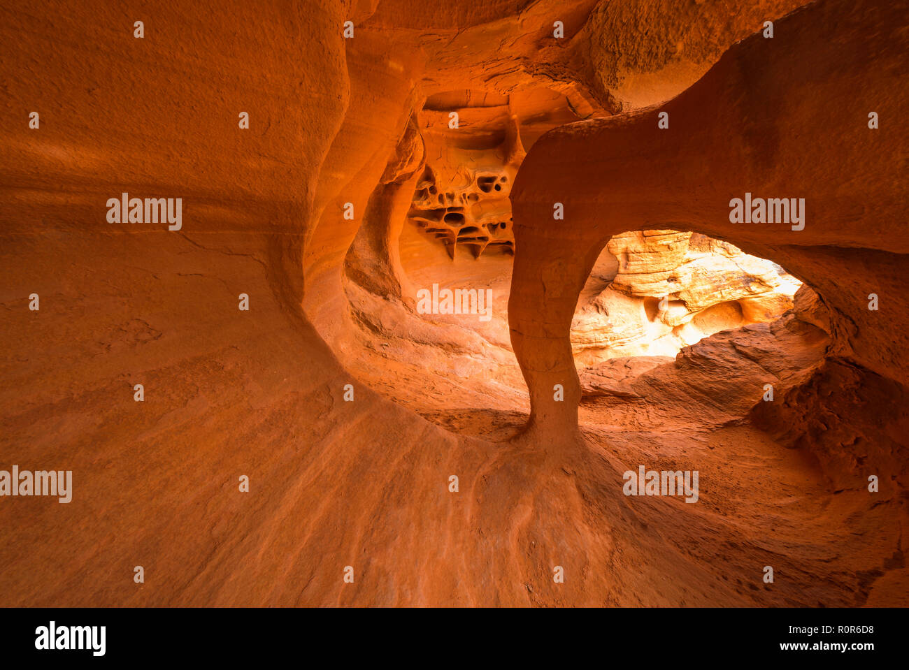 Windstone Arch (Arch), Valley of Fire State Park, Nevada, USA Stockfoto
