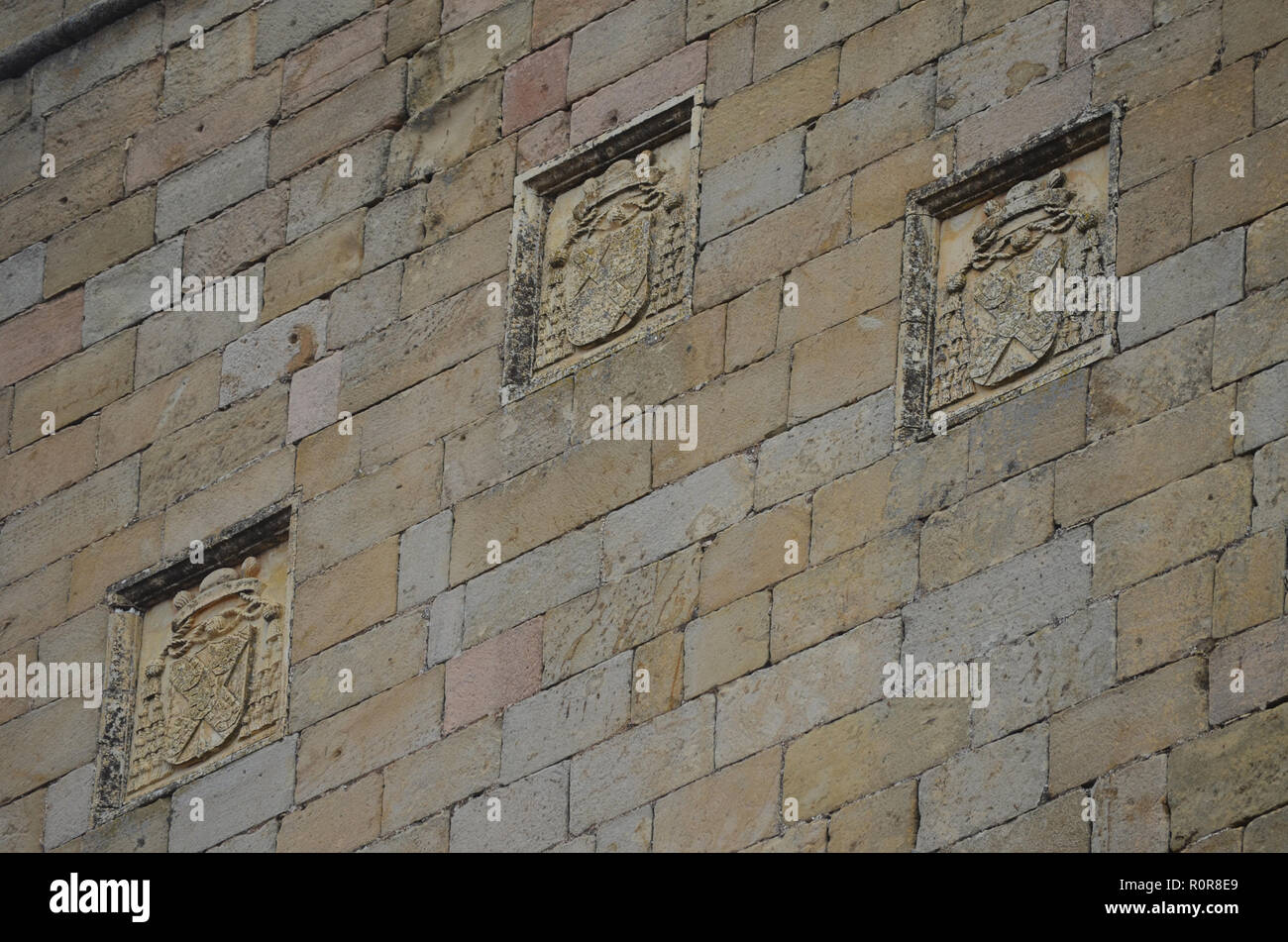 Die architektonischen Details des 15. Jahrhundert Guadalajara Kathedrale, Provinz Guadalajara, Spanien Stockfoto