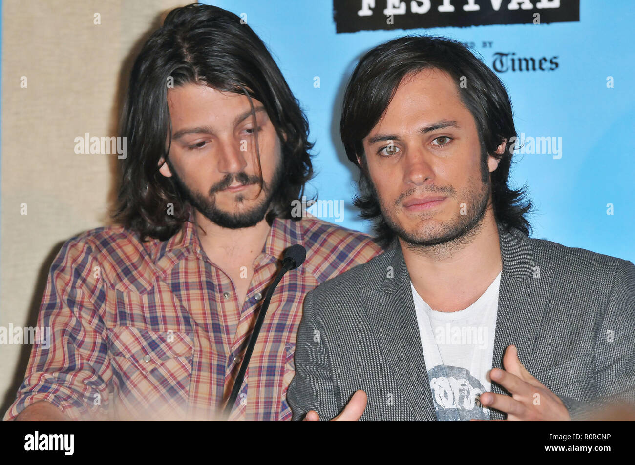 Diego Luna, Gael Garcia Bernal - Los Angeles Film Festival 2009 Ankündigung im Palomar Hotel in Los Angeles. - LunaDiego  Stockfoto