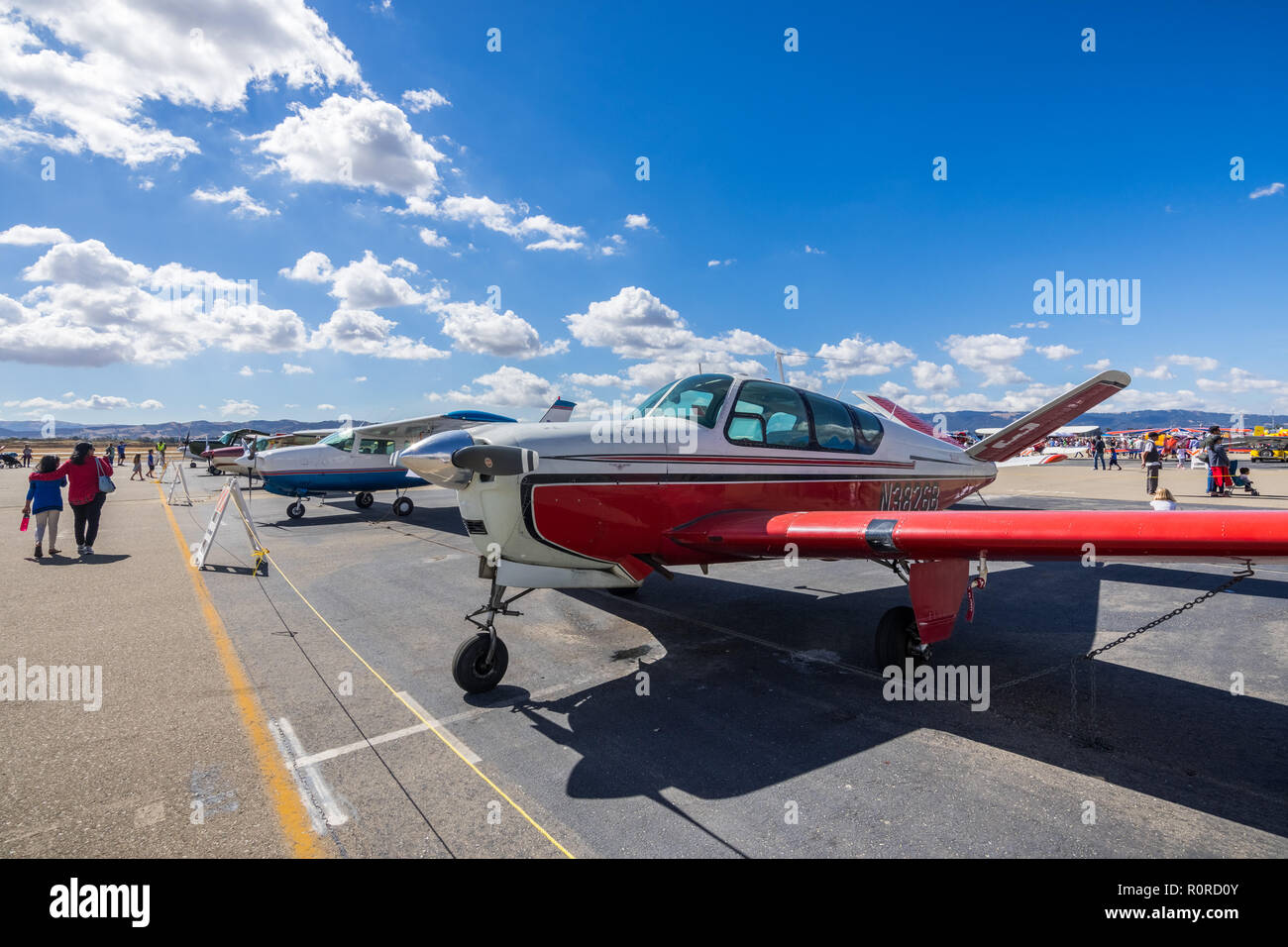Oktober 6, 2018 Livermore/CA/USA - Flugzeuge am Livermore Municipal Airport Open House Veranstaltung Stockfoto