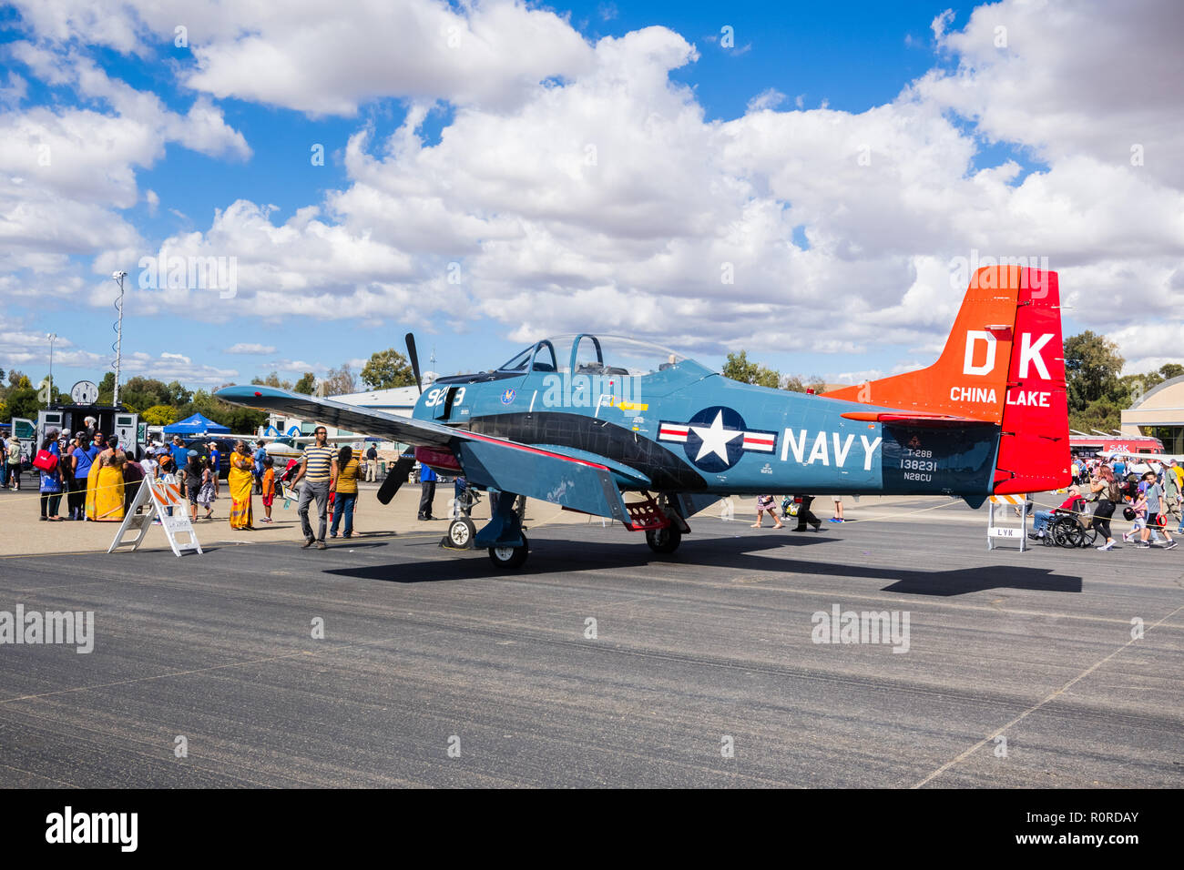 Oktober 6, 2018 Livermore/CA/USA - Flugzeuge am Livermore Municipal Airport Open House Veranstaltung Stockfoto