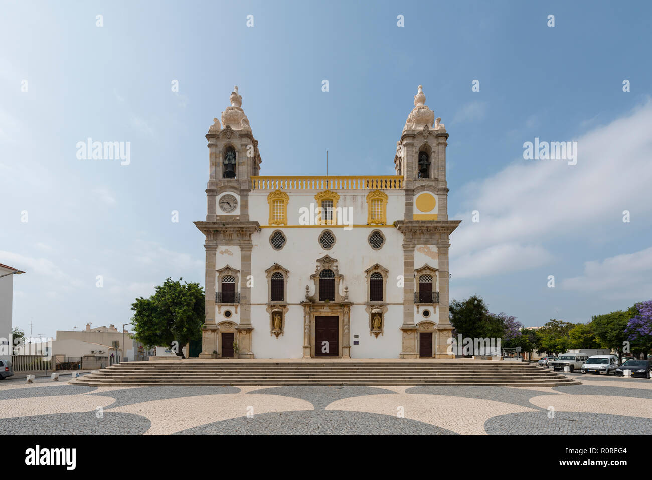 Katholische Kirche Igreja do Carmo, Faro, Portugal Stockfoto