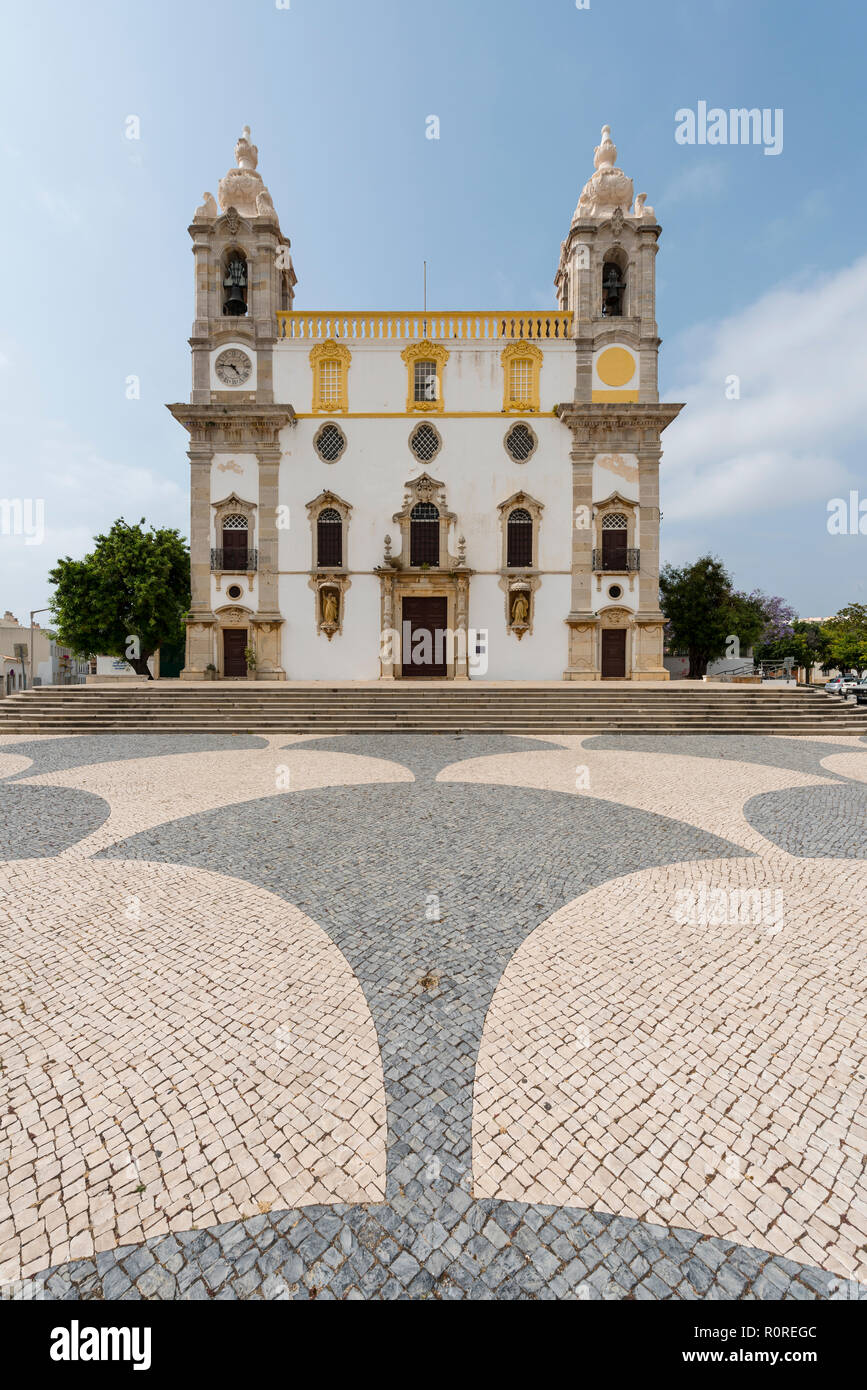 Katholische Kirche Igreja do Carmo, Faro, Portugal Stockfoto