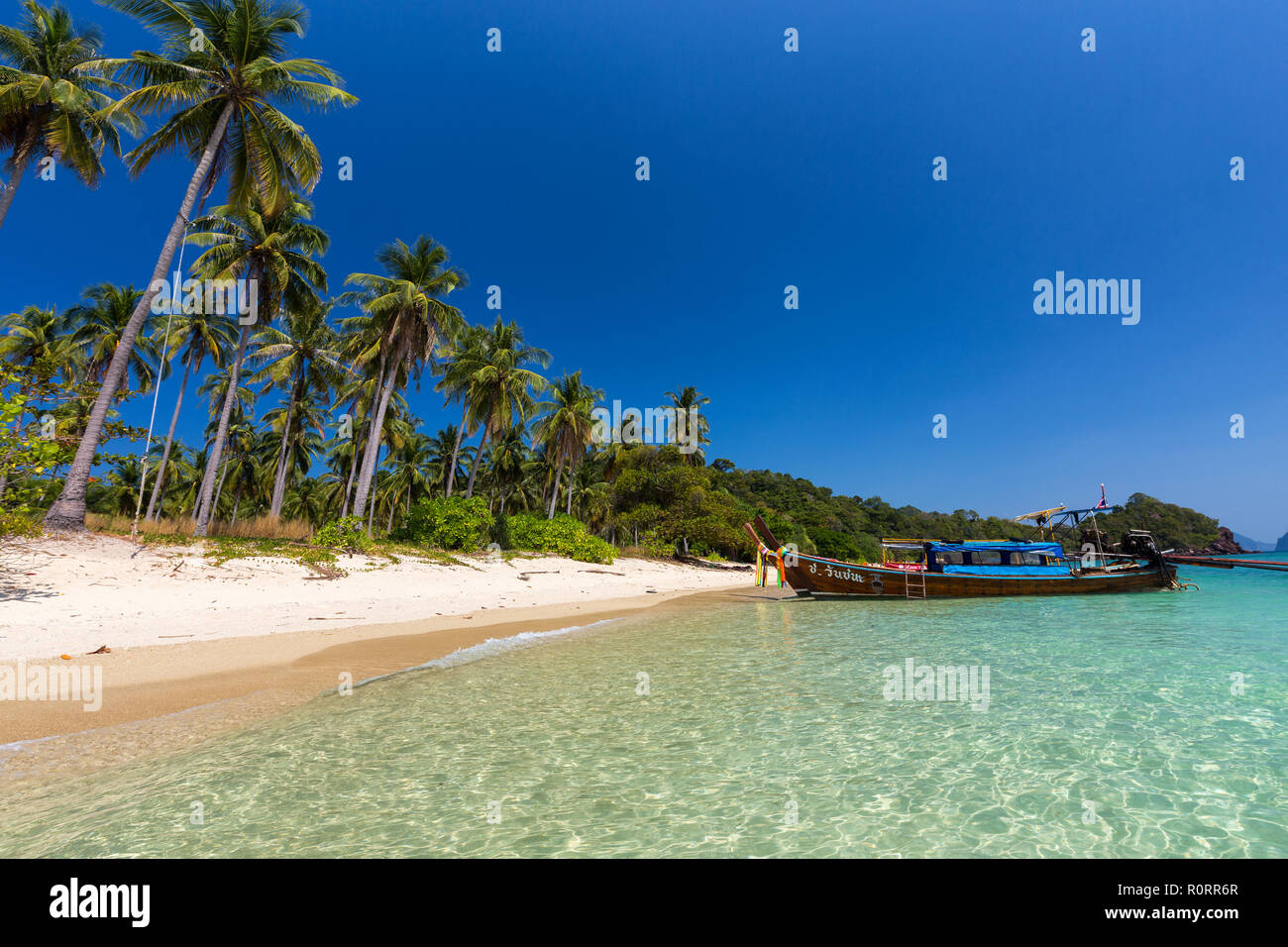 Tropical Beach in der Nähe der Koh Ngai in Thailand Stockfoto