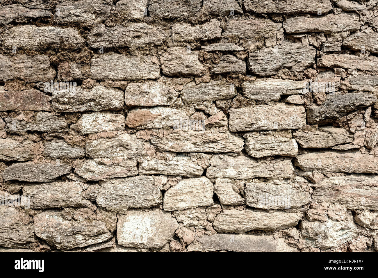 Stein Wand Textur für den Hintergrund. Stockfoto