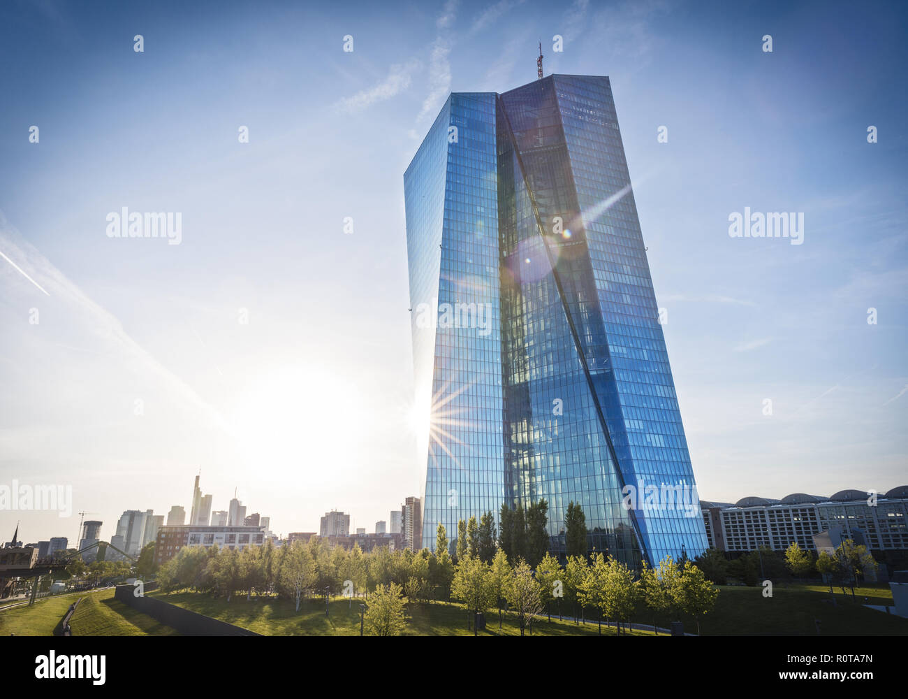 Europaeische Zentralbank, Frankfurt am Main, BRD Stockfoto