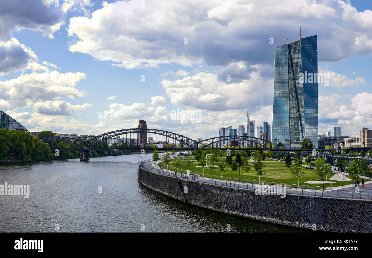 Europaeische Zentralbank, Frankfurt am Main, BRD Stockfoto