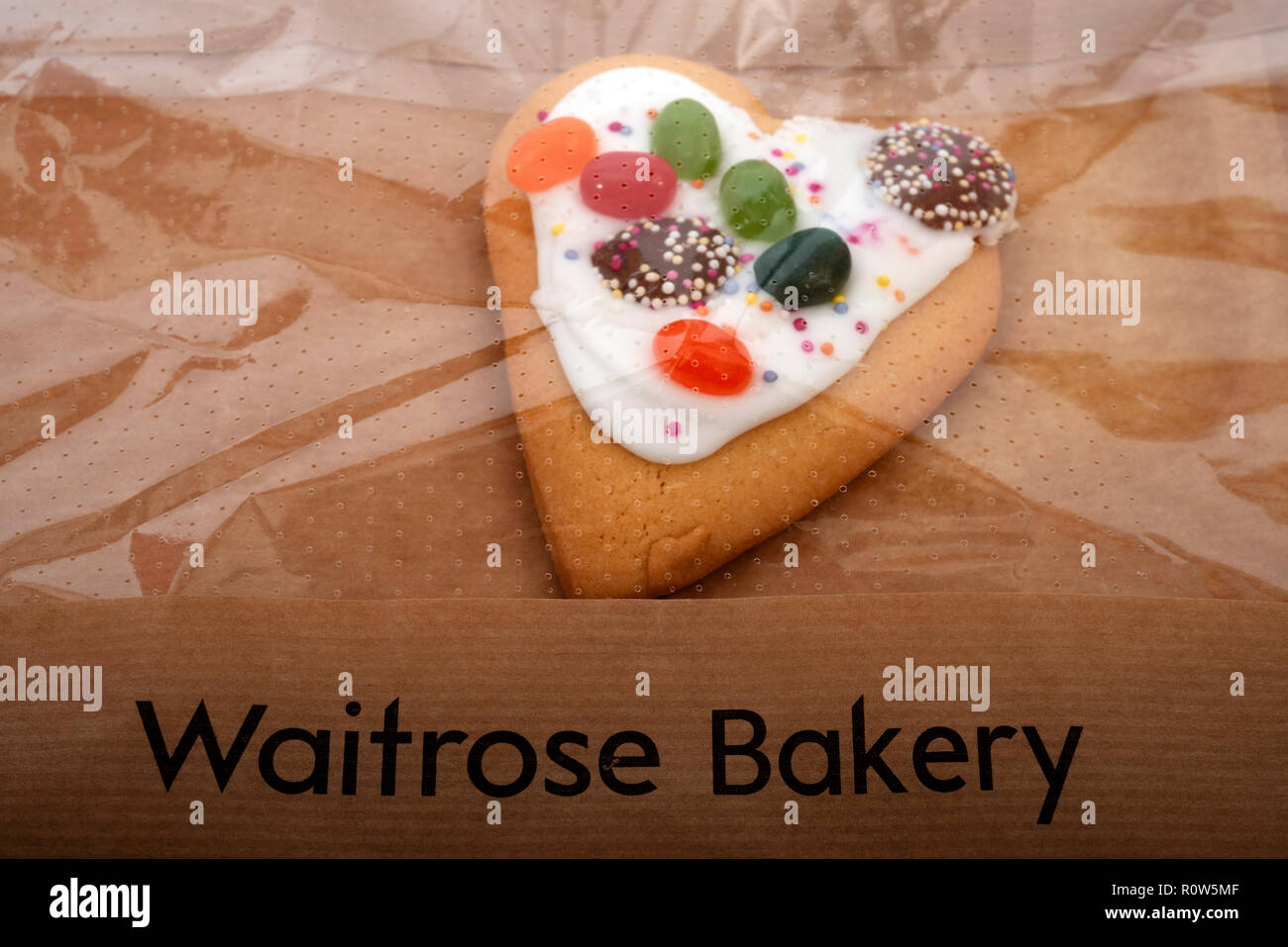 Waitrose Bäckerei Keks Stockfoto