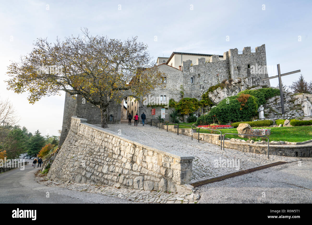 Das Heiligtum der Jungfrau von Castelmonte, Friaul Julisch Venetien, Italien Stockfoto