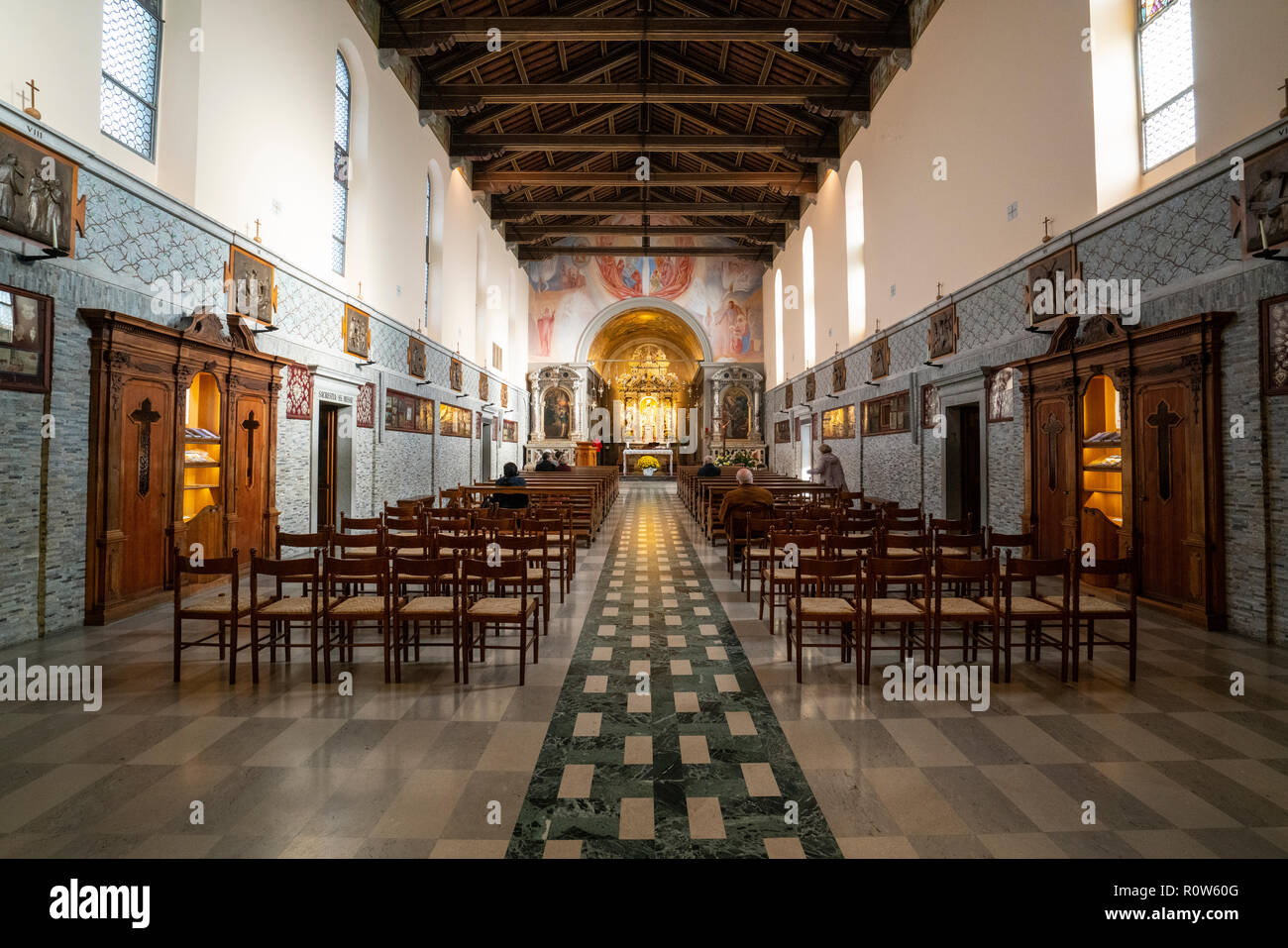 Das Heiligtum der Jungfrau von Castelmonte, Friaul Julisch Venetien, Italien Stockfoto