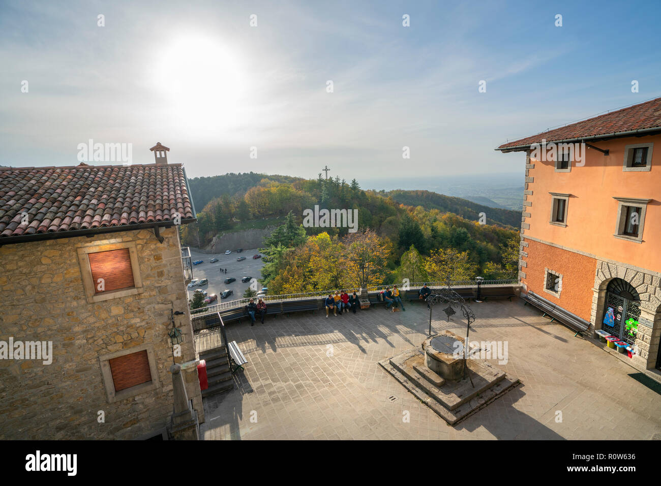 Das Heiligtum der Jungfrau von Castelmonte, Friaul Julisch Venetien, Italien Stockfoto