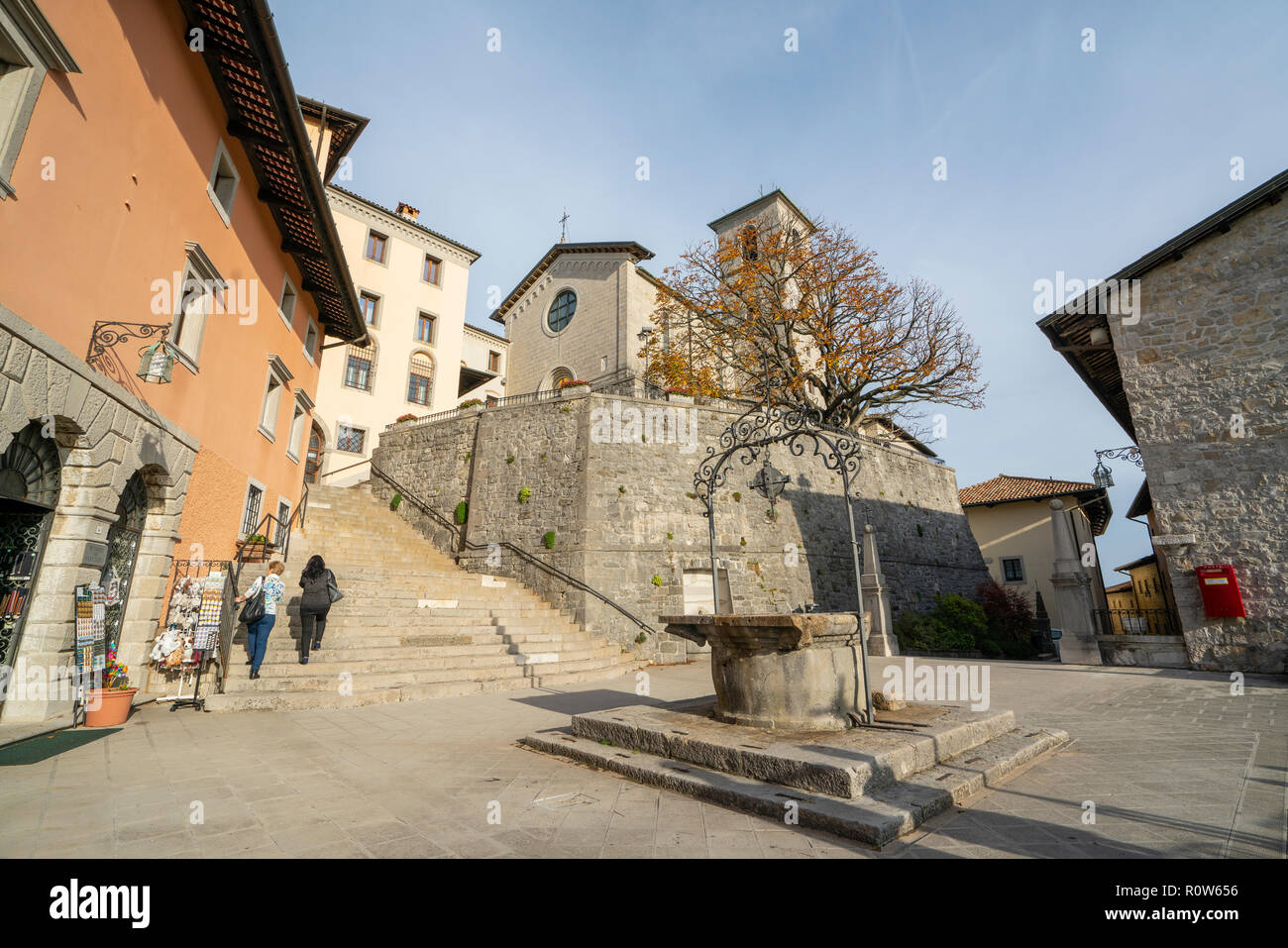Das Heiligtum der Jungfrau von Castelmonte, Friaul Julisch Venetien, Italien Stockfoto