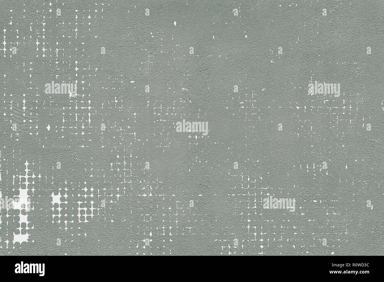 Zusammenfassung Hintergrund aus alten Distressed green Betonwand mit verkratzt. Retro und Vintage Hintergrund. Stockfoto