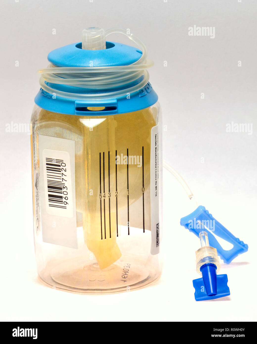 Intravenöse Antibiotika Flasche (Baxter kompatibel) und Delivery System Stockfoto