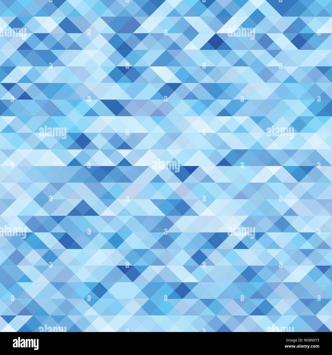 Dreieck nahtlose Vektor Hintergrund. blauen Dreiecke. EPS 10. Stock Vektor