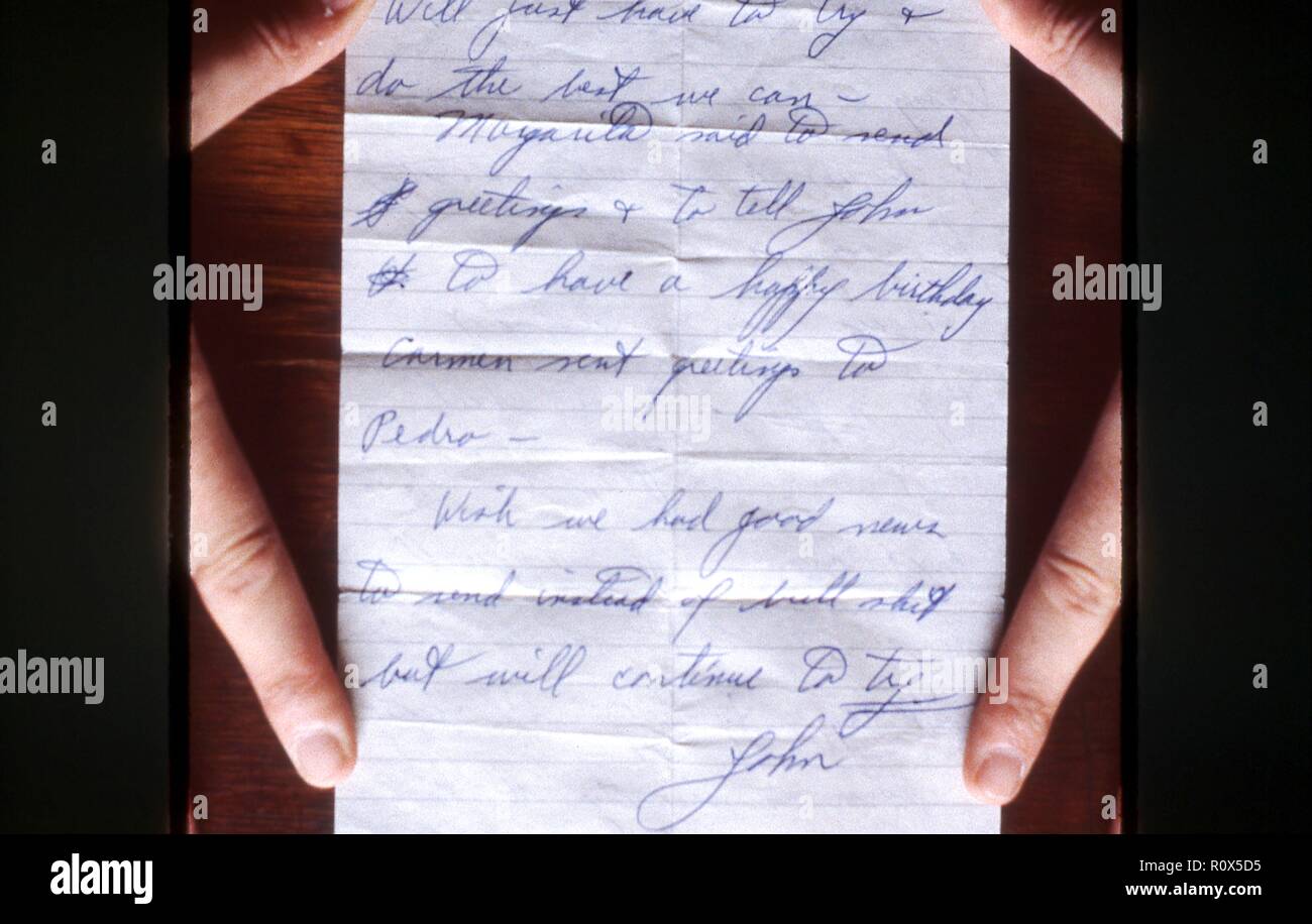 Söldner in Costa Rica 1985 gefangengesetzt Stockfoto