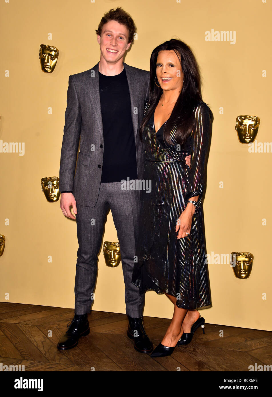 George MacKay und Annie Preis die Teilnahme an der BAFTA-Durchbruch Brits Feier 2018, London Stockfoto