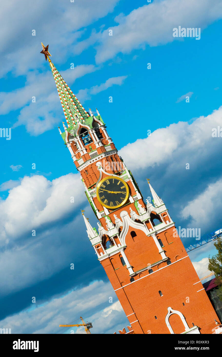 Trinity Tower der Kreml Moskau Russische Moskwa City Hauptstadt Russlands. Der Moskauer Kreml (Russisch: Московский Кремль), auch bekannt als der Kr Stockfoto