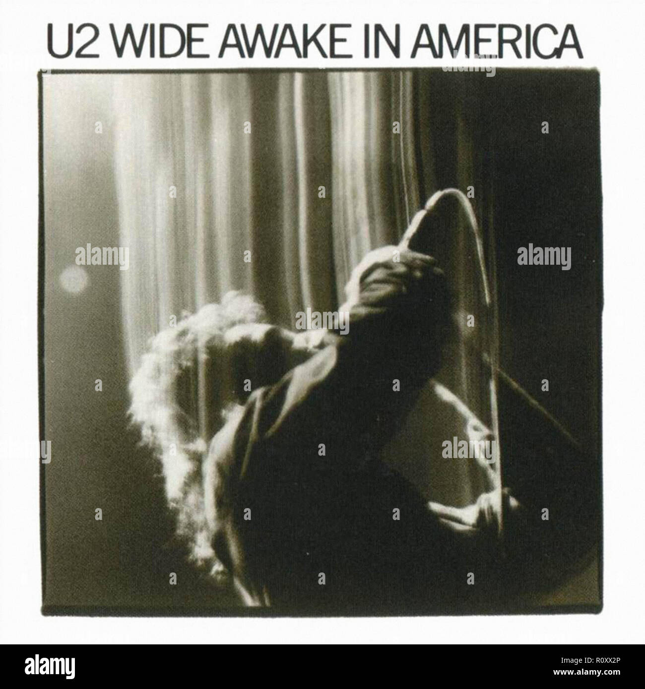 U2 Wide Awake In America - Vintage cover Album Stockfoto