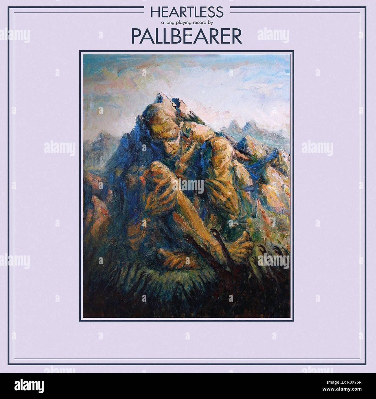 Herzlos eine lange spielen Aufzeichnung durch PALLBEARER - Vintage cover Album Stockfoto