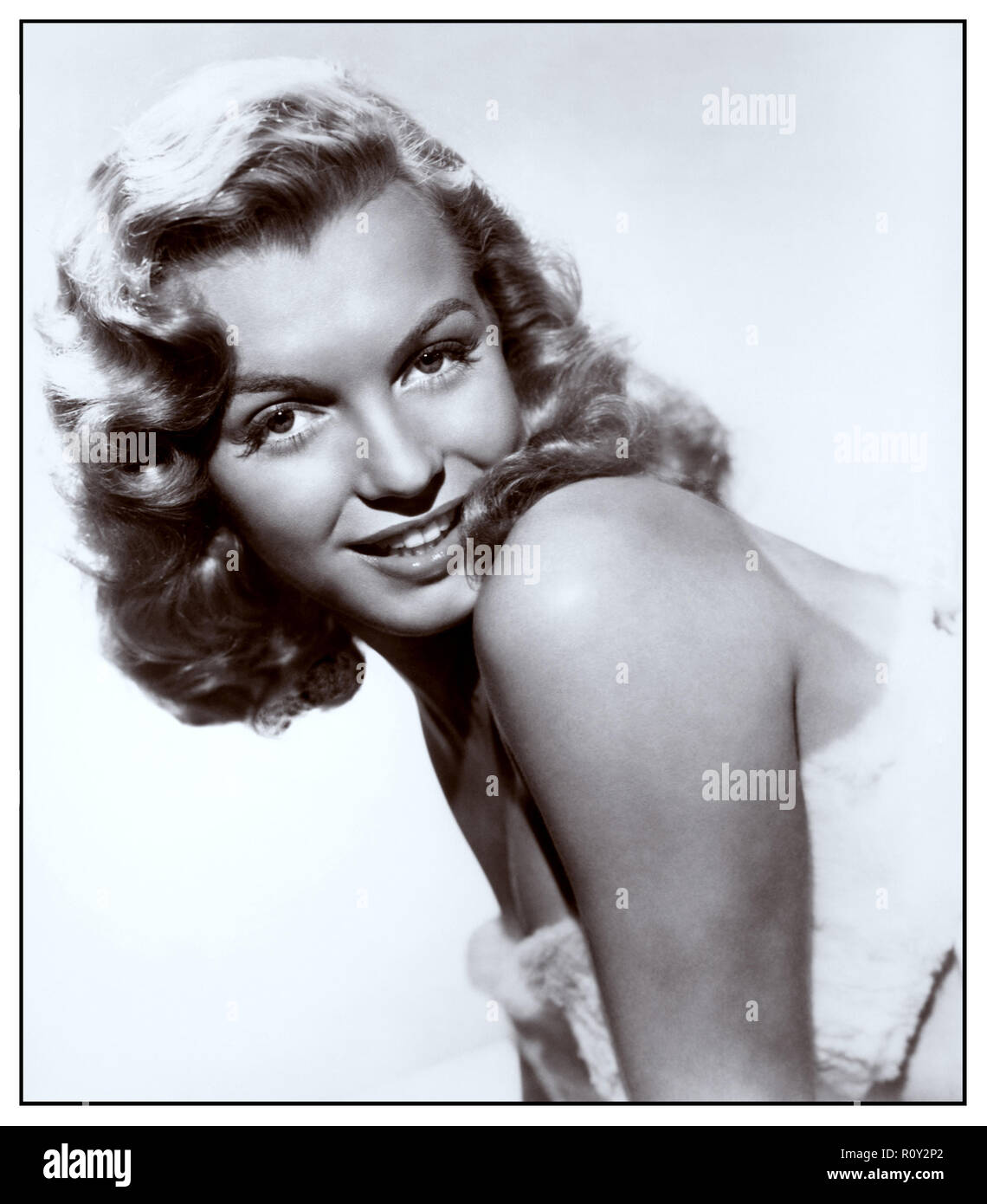 Marilyn Monroe Werbung noch für 'Liebe glücklich' von David Miller 1949 Regie Stockfoto