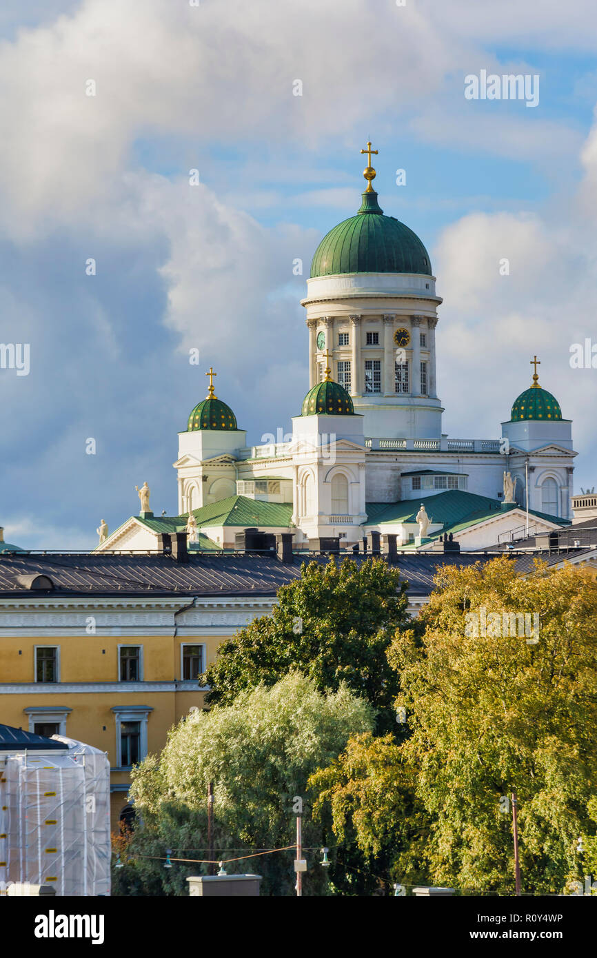 Dom von Helsinki in Helsinki Finnland Stockfoto