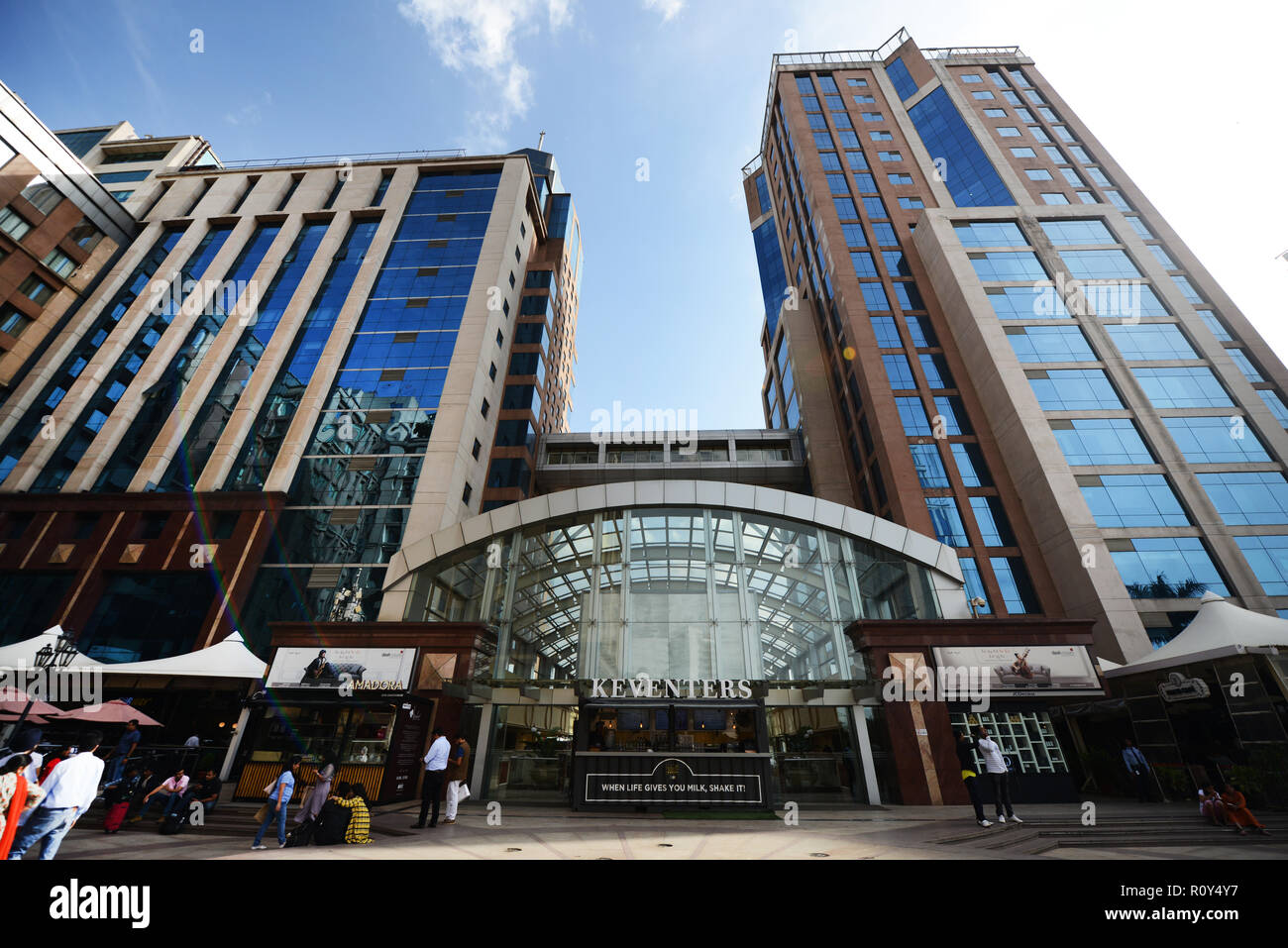 Die ultra-modernen UB City Shopping Mall in Bangalore, Indien. Stockfoto