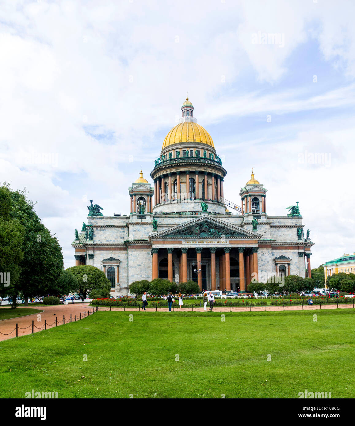 St. Isaak Kathedrale St. Petersburg Saint russische Sankt Peterburg, früher (1914 - 24) und Petrograd (1924-91) Leningrad, Stadt und Hafen, extreme northw Stockfoto