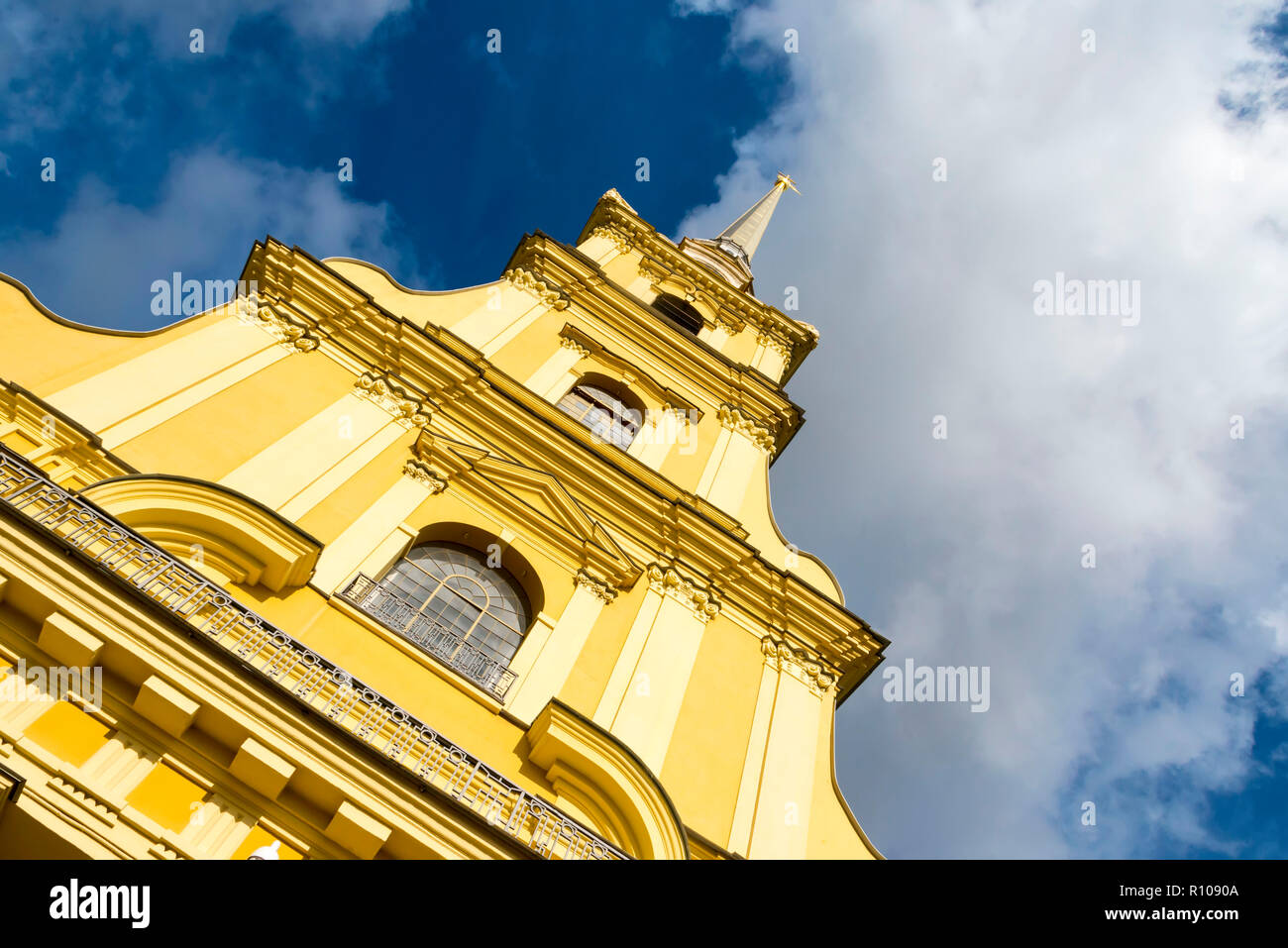 Kathedrale der hll. Petrus und Paulus in der Peter und Paul Festung St. Petersburg, Russische Sankt Peterburg, früher (1914 - 24) und Petrograd (1924-91) L Stockfoto