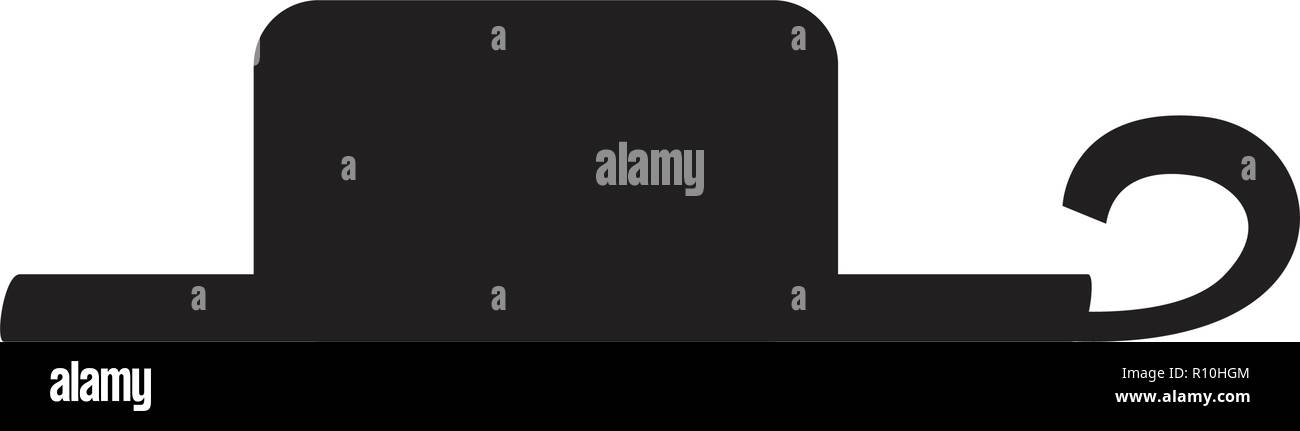 Die Hälfte rest musikalische Note isoliert Stock Vektor