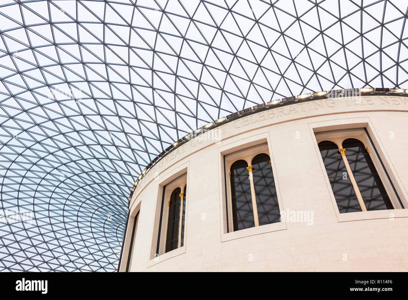 Den Great Court des British Museum, London, England Stockfoto