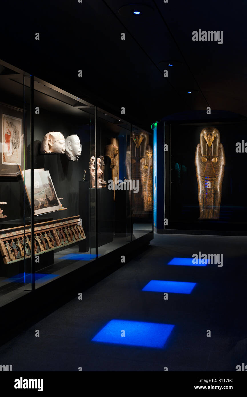 Antike Ägyptische Ausstellung in Mougins Museum der klassischen Kunst Stockfoto