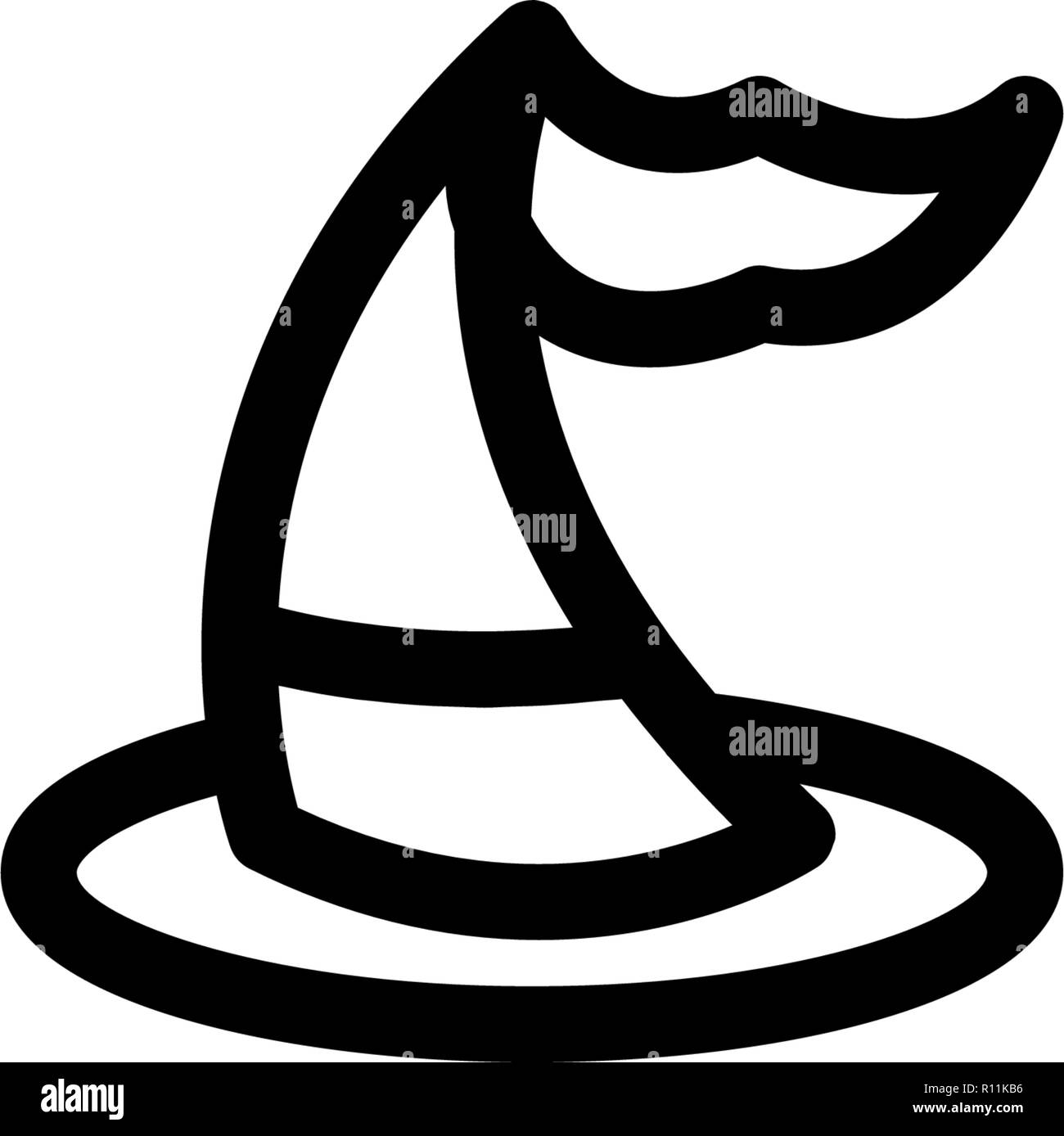 Halloween Feier Symbol Vorlage Stock Vektor