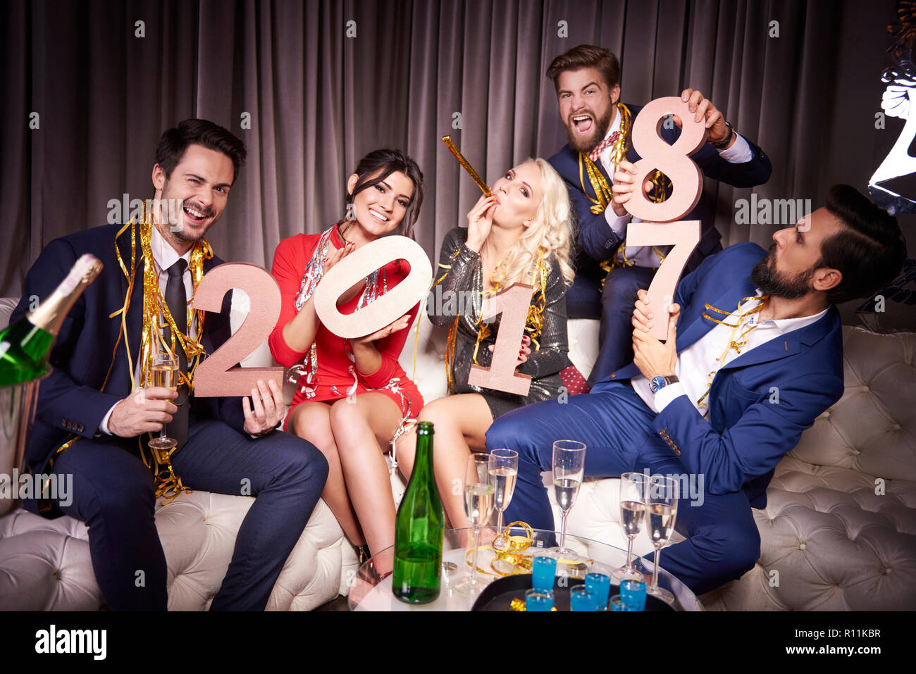 Tag des Neuen Jahres 2018 ist so nah Stockfoto