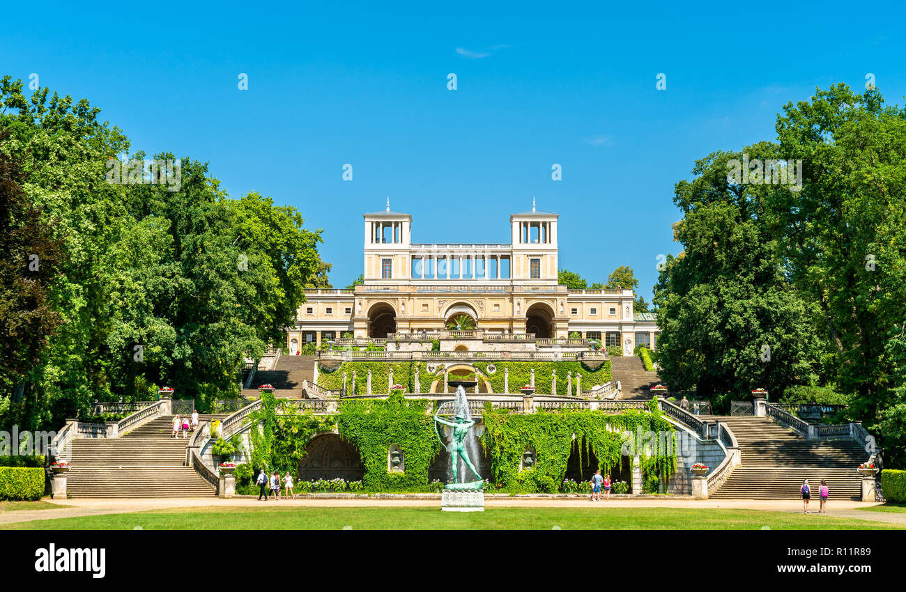 Die Orangerie im Park Sanssouci in Potsdam, Deutschland Stockfoto
