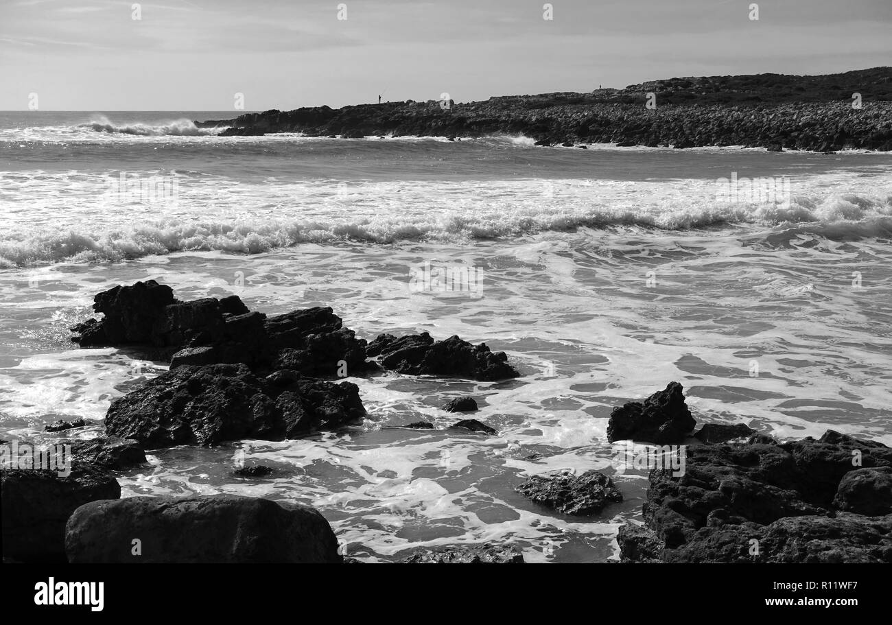 Praia do ingrina im Winter Stockfoto