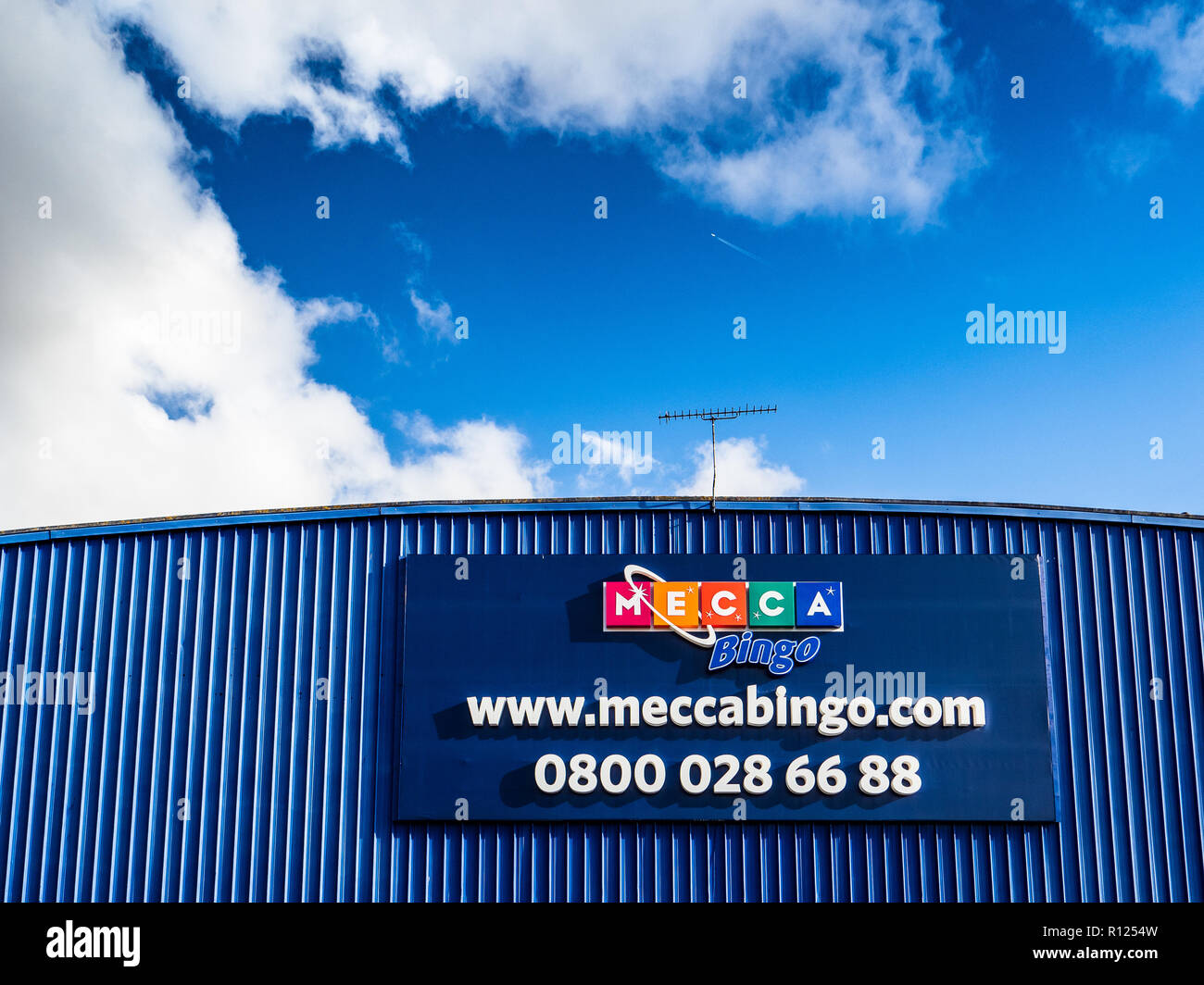 Mecca Bingo Hall in Stevenage neue Stadtzentrum. Stockfoto