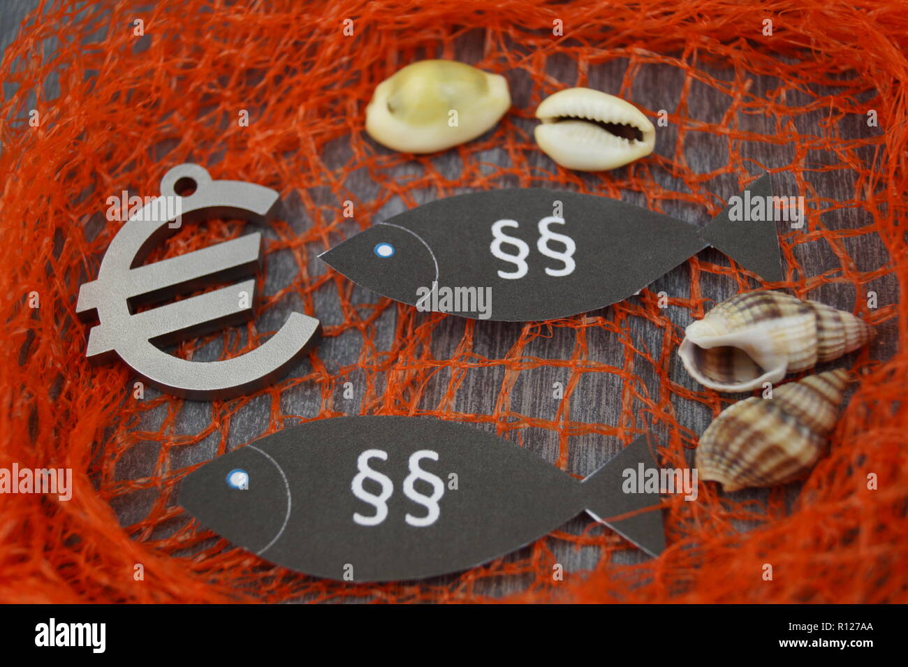 Die europäische Fischerei Gesetz Stockfoto