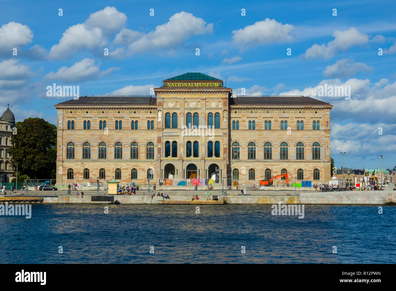 Nationalmuseum Stockholm ist die Hauptstadt und die grösste Stadt in Schweden Stockfoto