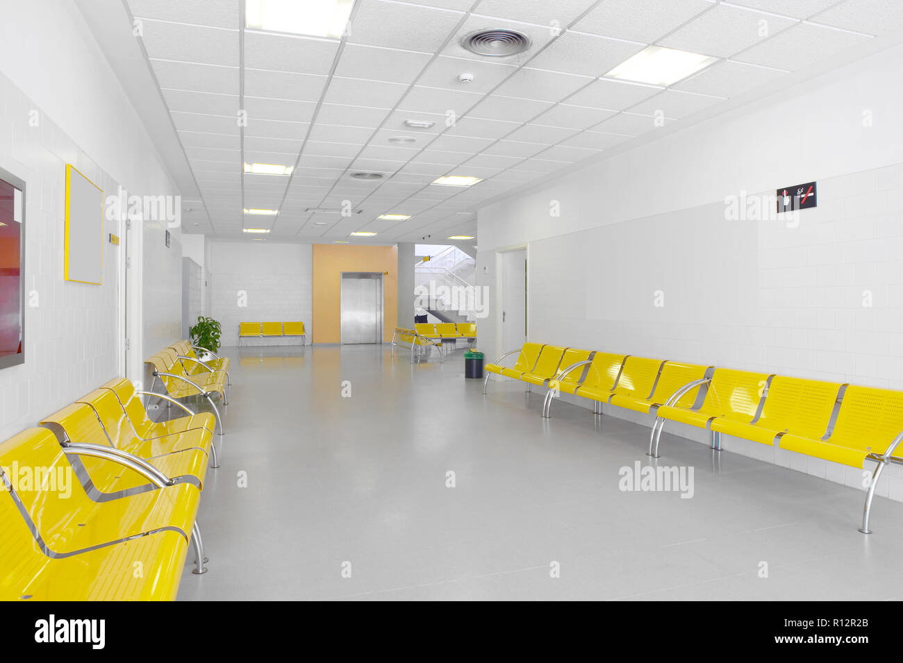 Offentliche Gebaude Warten Krankenhaus Interior Detail
