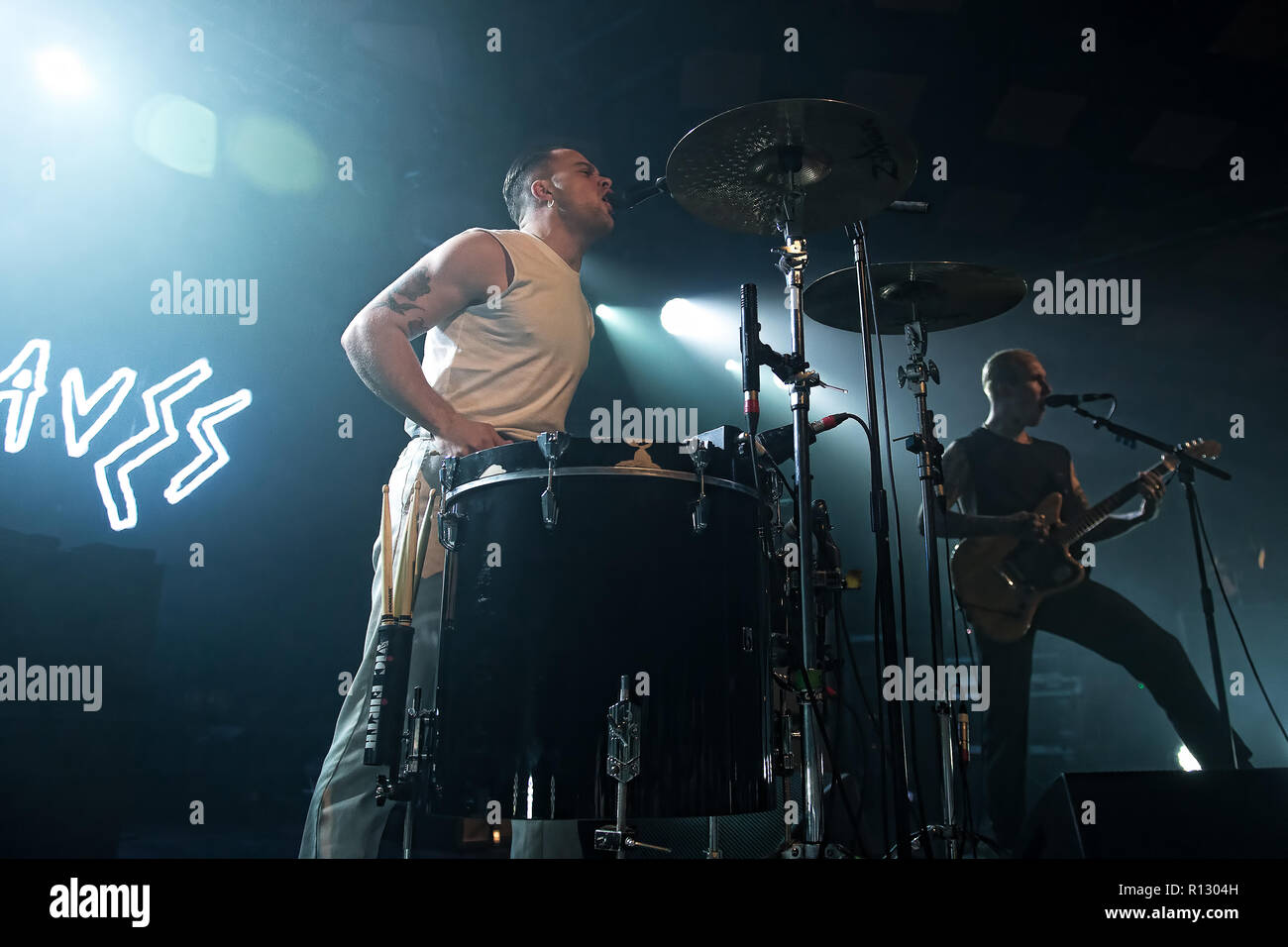 Glasgow, Schottland, Großbritannien. 8. November 2018. Sklaven, in Konzert im Ballroom Barrowlands Glasgow, UK. Credit: Stuart Westwood/Alamy leben Nachrichten Stockfoto