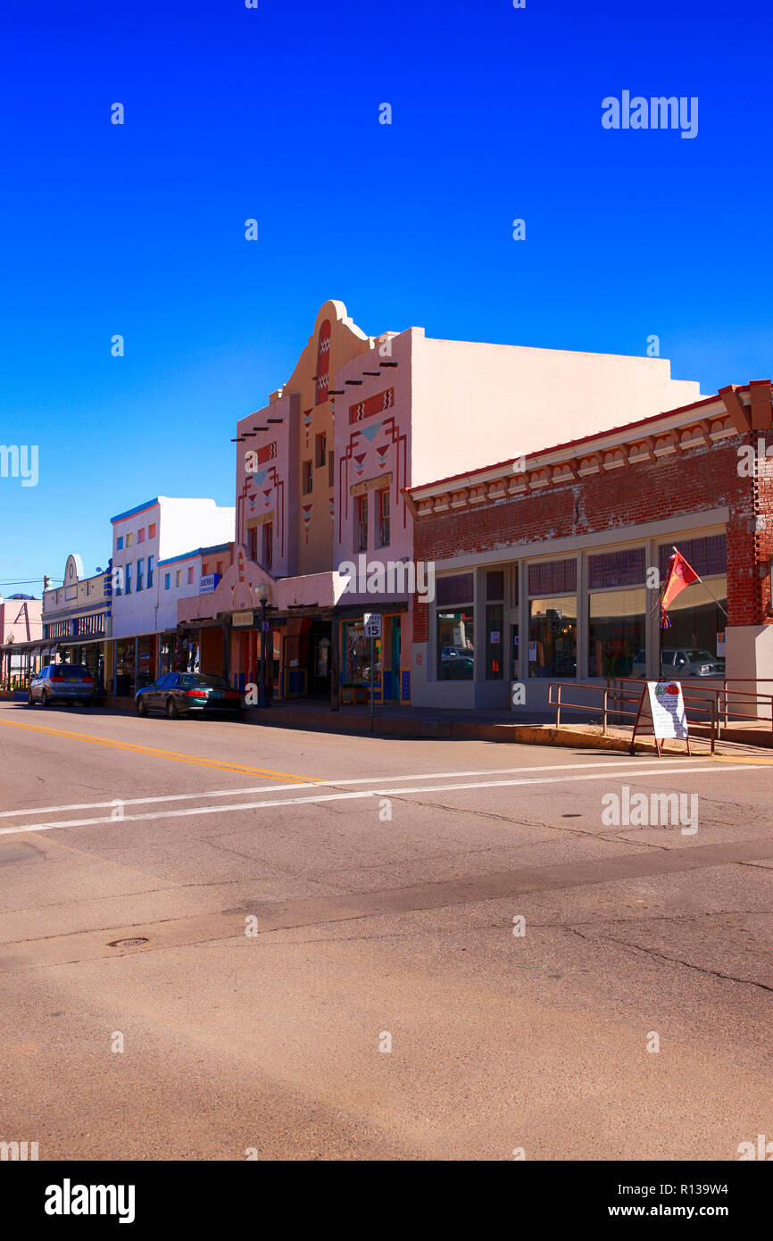 Die El Sol Theater auf N Bullard Straße in der Innenstadt von Silver City NM Stockfoto