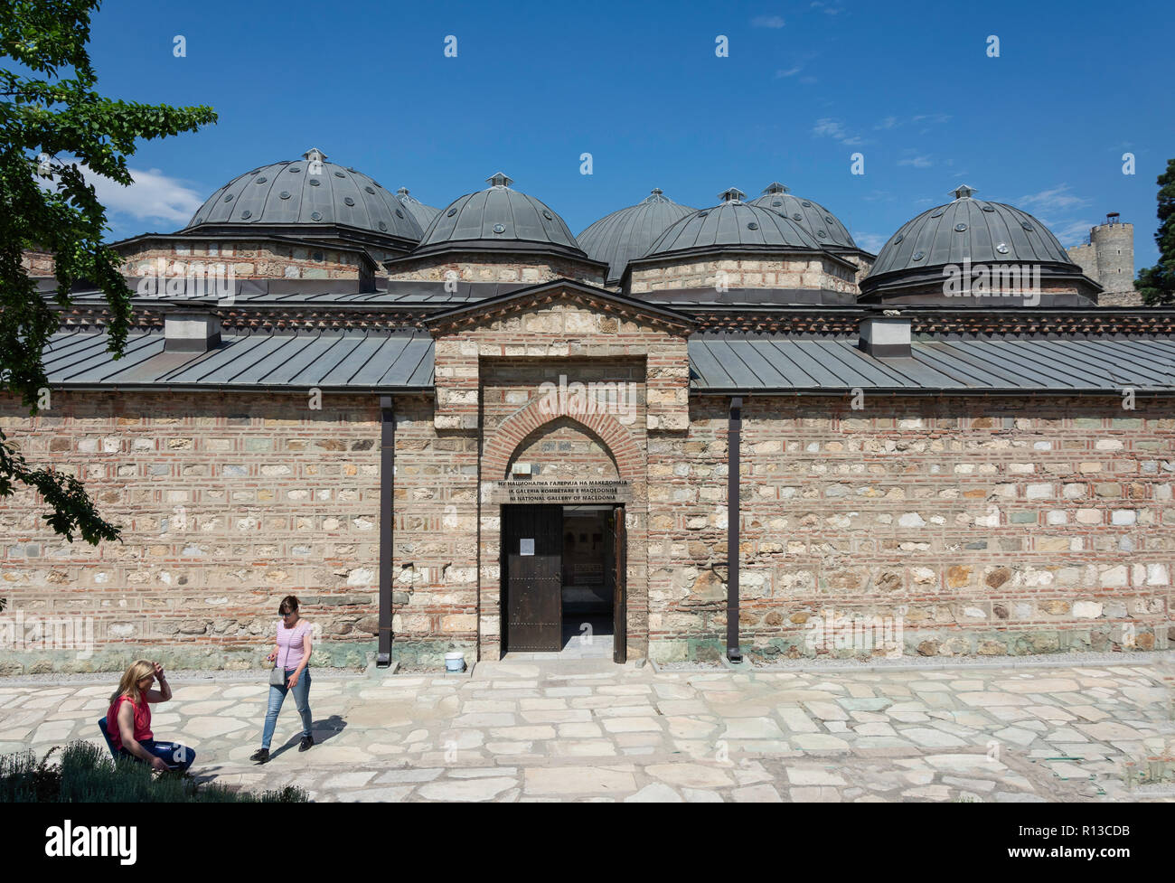 Die daut Pascha Hamam (Galerie für Zeitgenössische Kunst), alte Basar, Skopje, Skopje Region, Republik Nördlich Mazedonien Stockfoto