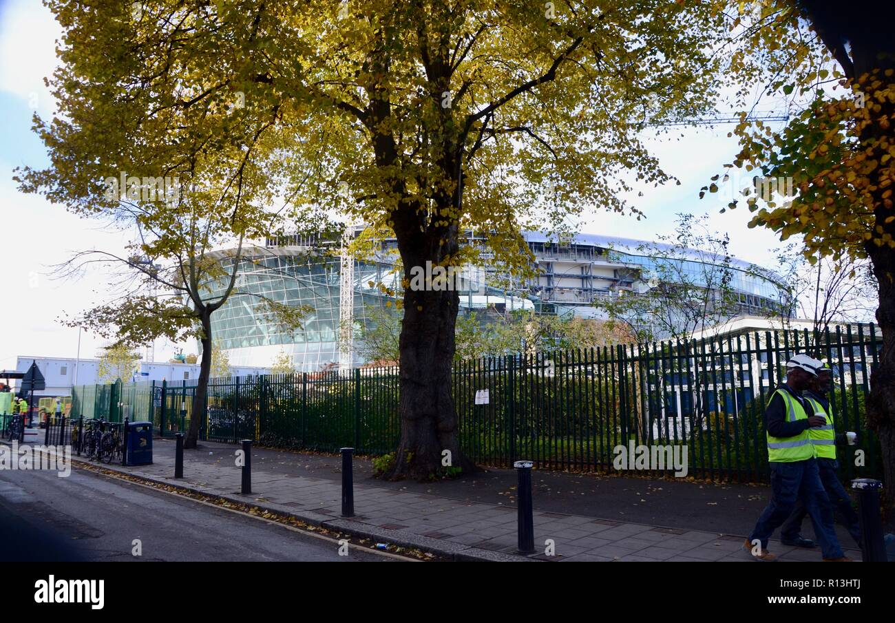 Tottenham des neuen Stadions im Bau in Tottenham haringey N 17 North London Stockfoto