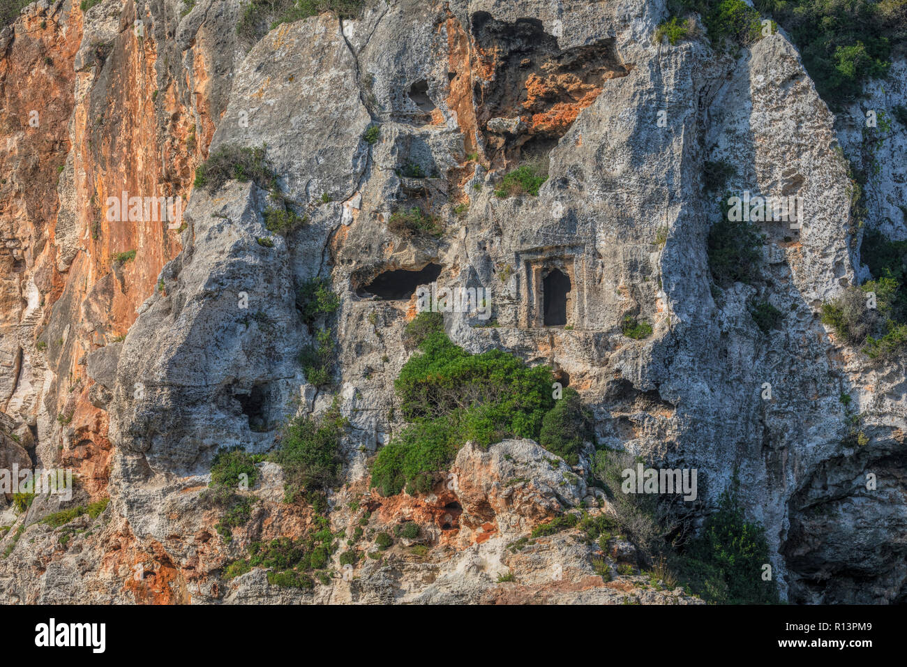 Cales Coves, Menorca, Balearen, Spanien, Europa Stockfoto