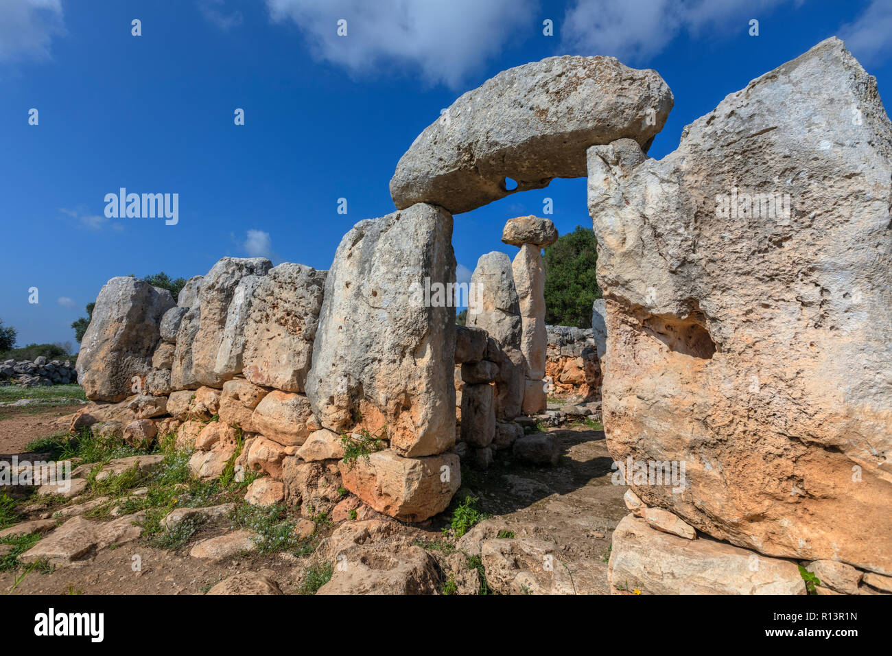 Torre d'en Galmes, Menorca, Balearen, Spanien, Europa Stockfoto