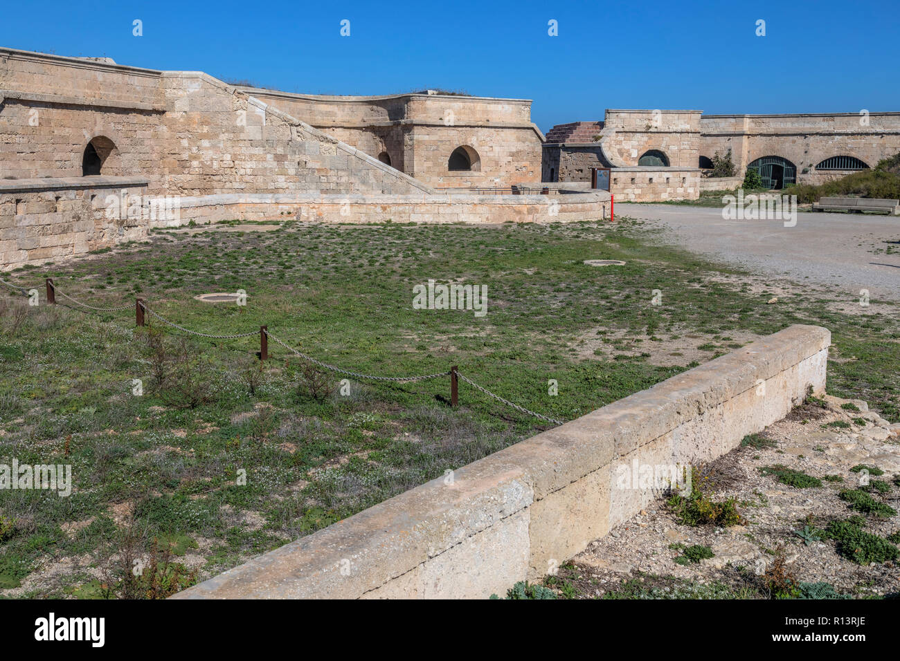 Fortaleza de La Mola, Mahon, Menorca, Balearen, Spanien, Europa Stockfoto